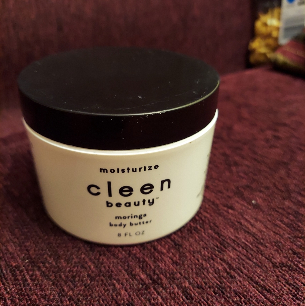 Clean beauty moringa body butter 8 oz